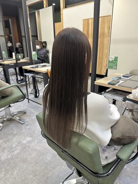 トリニティ 本厚木(trinity) 酸性ストレートグラデーショングレージュ艶髪本厚木