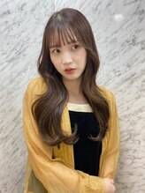 小顔に可愛く映える #顔周りレイヤーカット【韓国ヘア/前髪/レイヤー/金山】