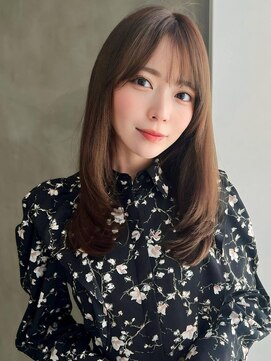 アグ ヘアー ユニ 青森中佃店(Agu hair uni) 《Agu hair》透けカラー上品ミディnumberA.トリートメントオイル