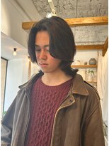 ミモザワークス(Mimosa Works)&nbsp;ロン毛男子/ニュアンスパーマ