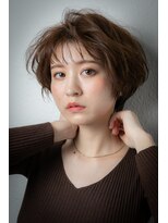 カバーヘア ブリス 戸田公園西口店(COVER HAIR bliss)&nbsp;透けバングヘルシースタイルくせ毛ショートw戸田公園30代40代