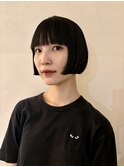コンパクト黒髪ボブ
