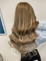 ヘアーデザイン ジェルム(Hair Design germe)&nbsp;ベージュカラー×メッシュ　#HIYORI#