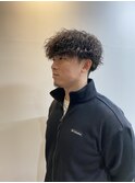 マッシュ×スパイラルパーマ