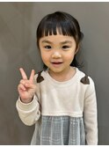 女の子キッズカット