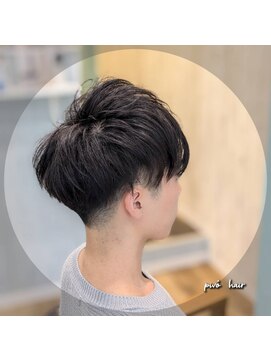 ピヴォヘアー(pivo hair) メンズカット　マッシュショート　ツーブロック