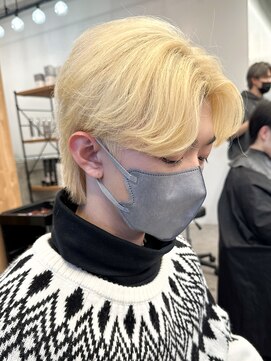 エルマーク 京橋(L-MARK) ダブルカラーブリーチケアブリーチミルクティーリタッチシルバー