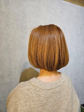 ウィスプ 赤羽店(wisp) 髪質改善 うる艶ブラウンショートボブ#1