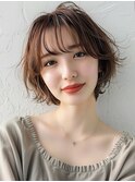 【ふわっとエアリーなショートボブ】