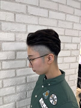 アッシュ 稲田堤店(Ash) 刈り上げオールバック