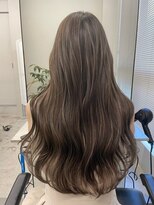 リリット(ReLit)&nbsp;くすみベージュマロンベージュホワイトブロンド細めハイライト