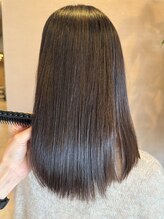 髪質改善とストレートが合わさった「METEOストレート」