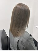ブリーチなしオリーブベージュ