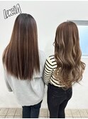 【レミー100%/54cm】シールエクステ×カラー×トリートメント