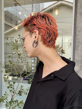 シャロン(SHARON) 【SHARON】メンズスタイル×ペールオレンジ