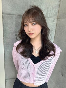 ロンドメリア 天神大名店(Lond Melia) ワンホンへア/くびれレイヤーカット/大人ベージュ