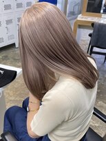 サンクマーケット 渋谷(cinq MARKET) 渋谷ミルクティーベージュハイトーンカラーヘーゼルベージュ30代