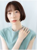 モカブラウン丸みボブヘルシースタイル//北浦和20代30代40代