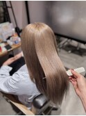 ブリーチありベージュカラー