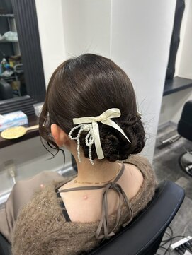 スタジオプレシャス ねじりシニヨン