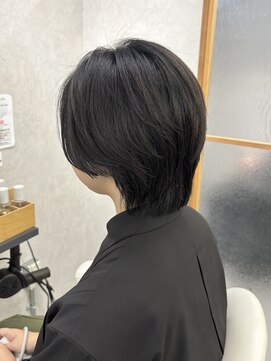 ヘアサロン ドットプラス 町田店(dot. plus) 黒髪カタログ/クラゲヘアー/オリーブグレー/町田