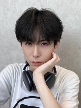 シースルーマッシュ/ニュアンスパーマ【メンズサロンZina天神】