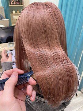 ヘアーメイクオズ(hair make O/S) 《kaito》髪質改善/メテオカラー/ピンクベージュ☆