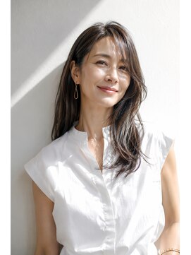 アッシュ 学芸大学店(Ash) ロング/大人女性/ベージュブラウン/髪質改善カラー