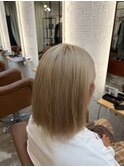 メンズハイトーンボブ
