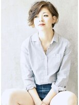 マリンゴ(marengo) アシメ風ツーブロックショート