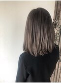 大人可愛い☆ふんわり愛され透明感グレージュアッシュ