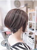 ショートボブスタイル/20代/30代/40代/50代/岡山/表町