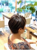 【ASPILEAF】グレージュ ショートボブ　