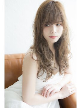 ミエル ヘア 新宿(miel hair) 〈mielhair新宿〉外国人風　ゆるふわロング