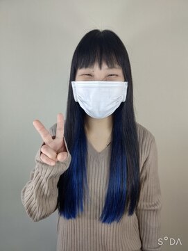 ウィット アンド ラファム Wit &La Famme 人気！ブルーのインナーをエクステ