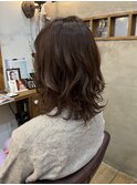 ミディアムレイヤースタイル