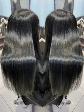 プレシャスバイプロデュース(precious by Produce) 艶々ブルーブラック[町田/町田駅前店/町田店/学割U24/縮毛矯正]