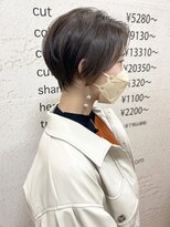 モリオ フロム ロンドン サッポロファクトリー店(morio FROM LONDON)&nbsp;【morio】札幌ショート　かわいい丸みのハンサムショート