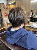 ルーズアシンメトリーショート