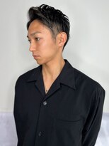 men's hair ☆ クセを活かしたツーブロックスタイル
