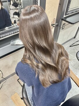 エス 天満扇町(esu) ブリーチなし◎ミルクティーグレージュ