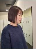 上品で簡単セットな大人ボブ×ナチュラルブラウン茅ヶ崎