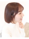 【 Ｉ. 】30代からのナチュラル前下がりショートボブ　川口