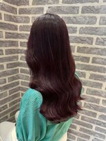 アース 流山おおたかの森店(HAIR&MAKE EARTH) 韓国巻きスタイル艶カシスカラー