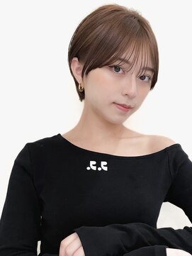 ジルブラン(JIL BLAN) ハイライトバレイヤージュダブルカラーショートカット30代40代