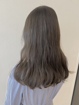 ロイ(Roi) 【西村】くすみグレージュ_シアーカラー_赤み消し_イルミナ