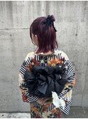 浴衣の着付け+ヘアセット