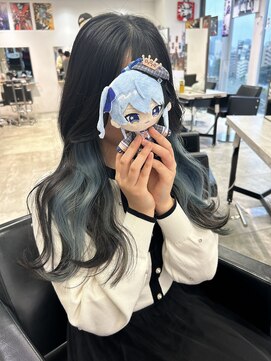 トーキョー オタクヘアー(TOKYO OTAKU HAIR) 推しカラー イヤリングカラー ロングヘア