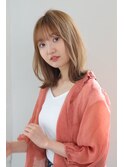 ナチュラルストレートボブ ココアベージュミルクティー 髪質改善