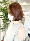 サイドバングたっぷりなタンバルモリ/タッセルカット/韓国ボブ